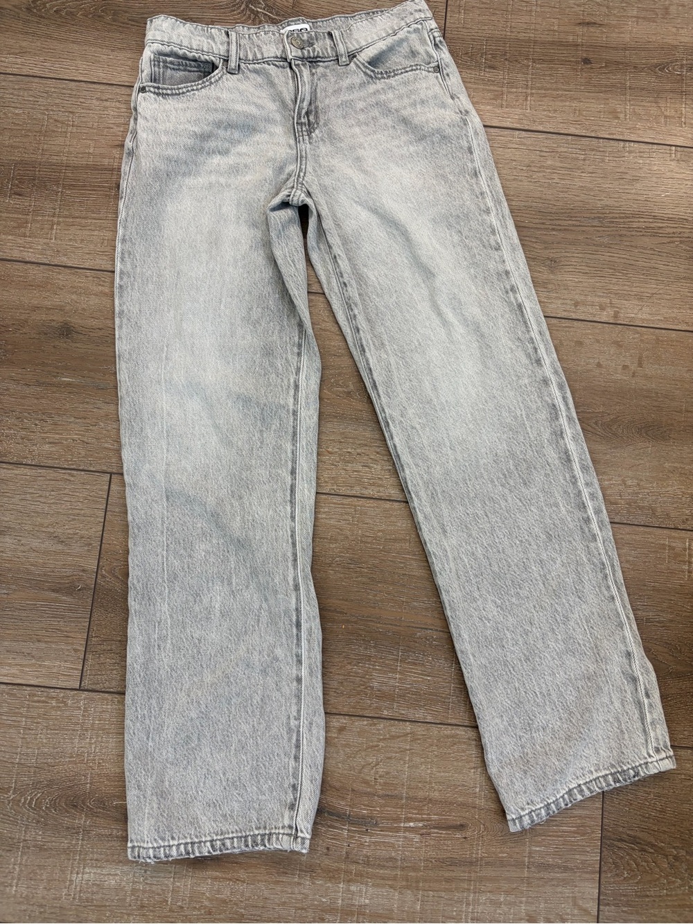 RSQ Gray Baggy Jeans Size 16 Y2K Skater Grunge Wide Leg